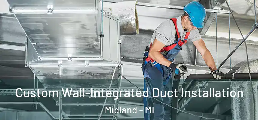  Custom Wall-Integrated Duct Installation Midland - MI