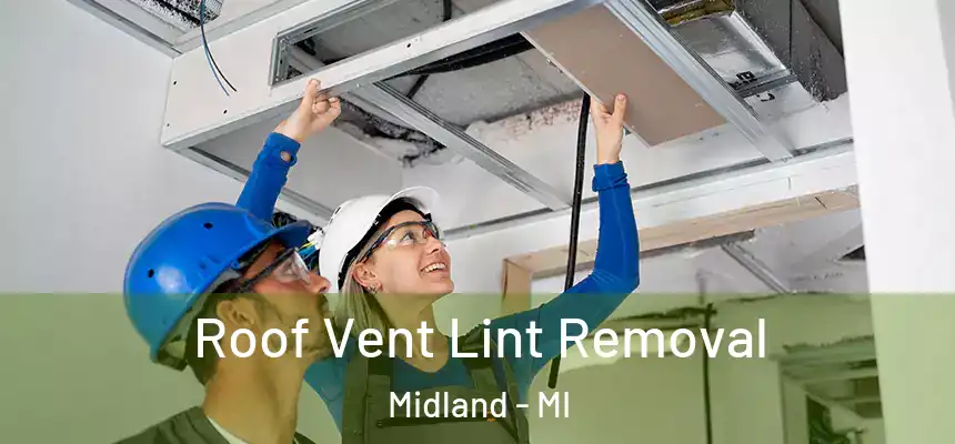Roof Vent Lint Removal Midland - MI